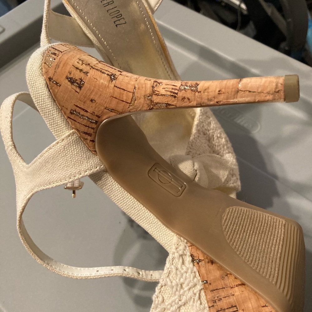 Jennifer Lopez Cork Sandals - Picture 2 of 3